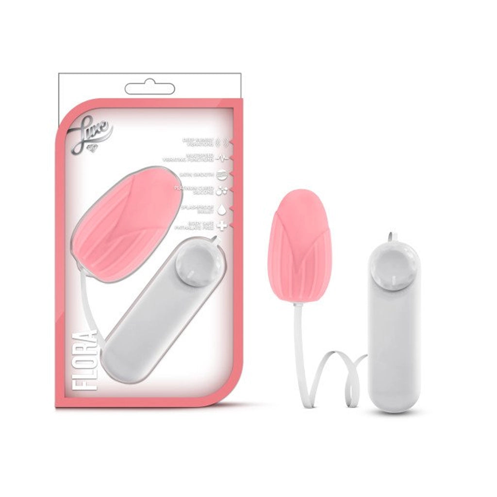 Luxe – Flora – Bullet With Silicone Sleeve – Pink