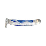 Blue Swirl Glass Dong