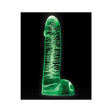 Firefly Glass Smooth Ballsey 4in dildo - Clear