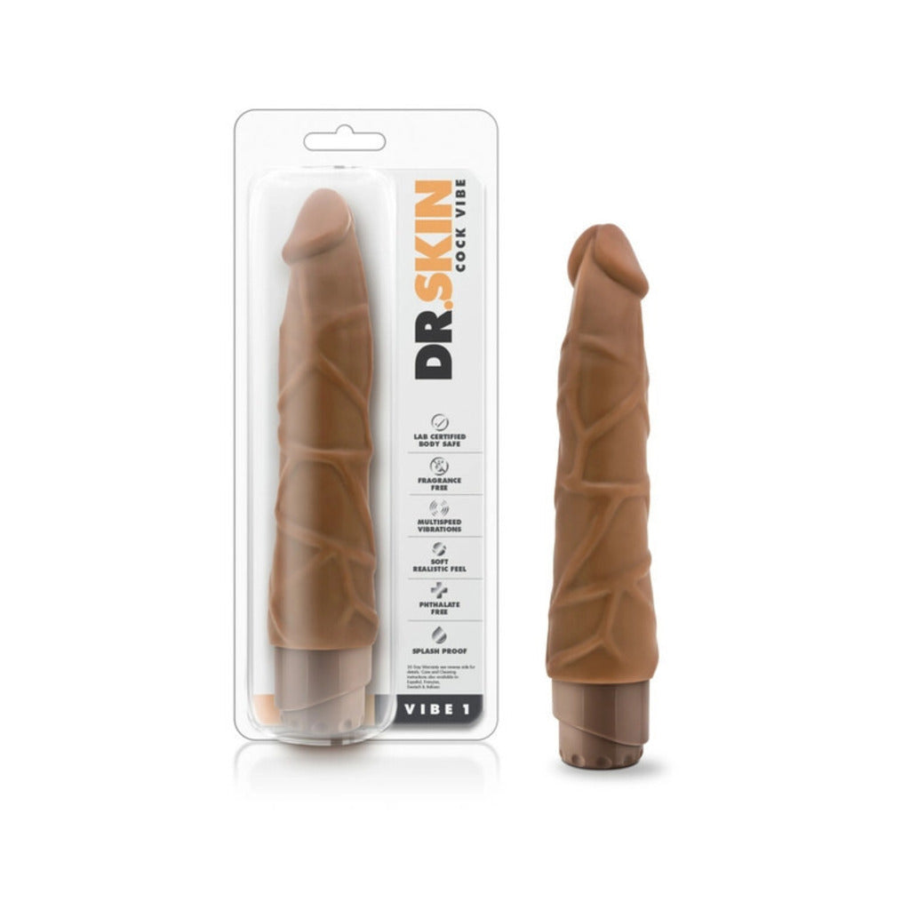 Dr. Skin - Cock Vibe 1 - 9 in Vibrating Dong