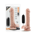 Dr. Skin - Dr. James - 9 in Vibrating Dildo with Suction Cup - Vanilla