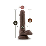 Dr. Skin Plus - 6 in Posable Dildo with Balls