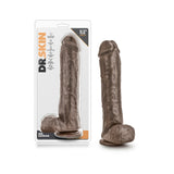 Dr. Skin - Mr. Savage - 11.5 in Dildo with Suction Cup - Chocolate