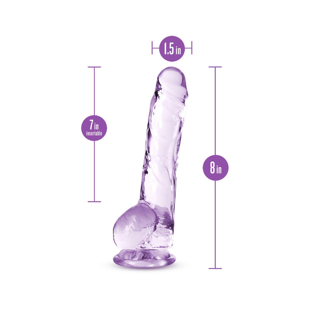 Naturally Yours - 8 in Crystalline Dildo