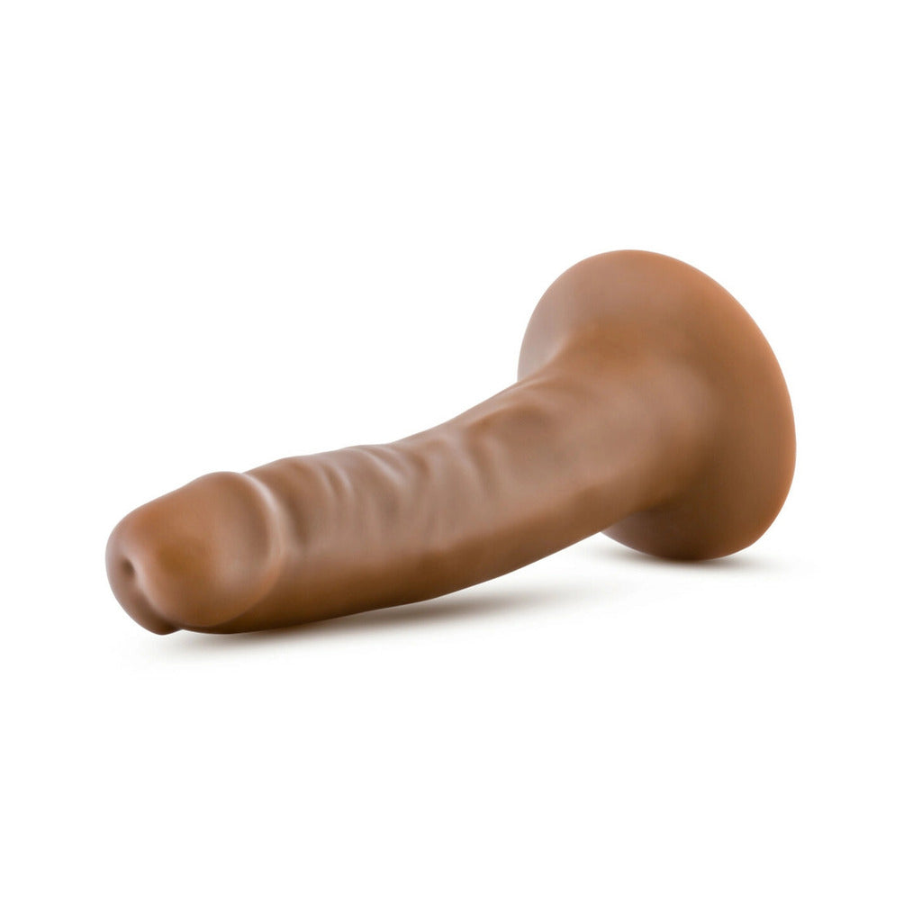 Dr. Skin Silicone - Dr. Lucas - 5 in Dong with Suction Cup - Mocha