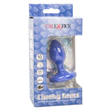 Cheeky Gems™ Medium Rechargeable Vibrating Probe - Blue