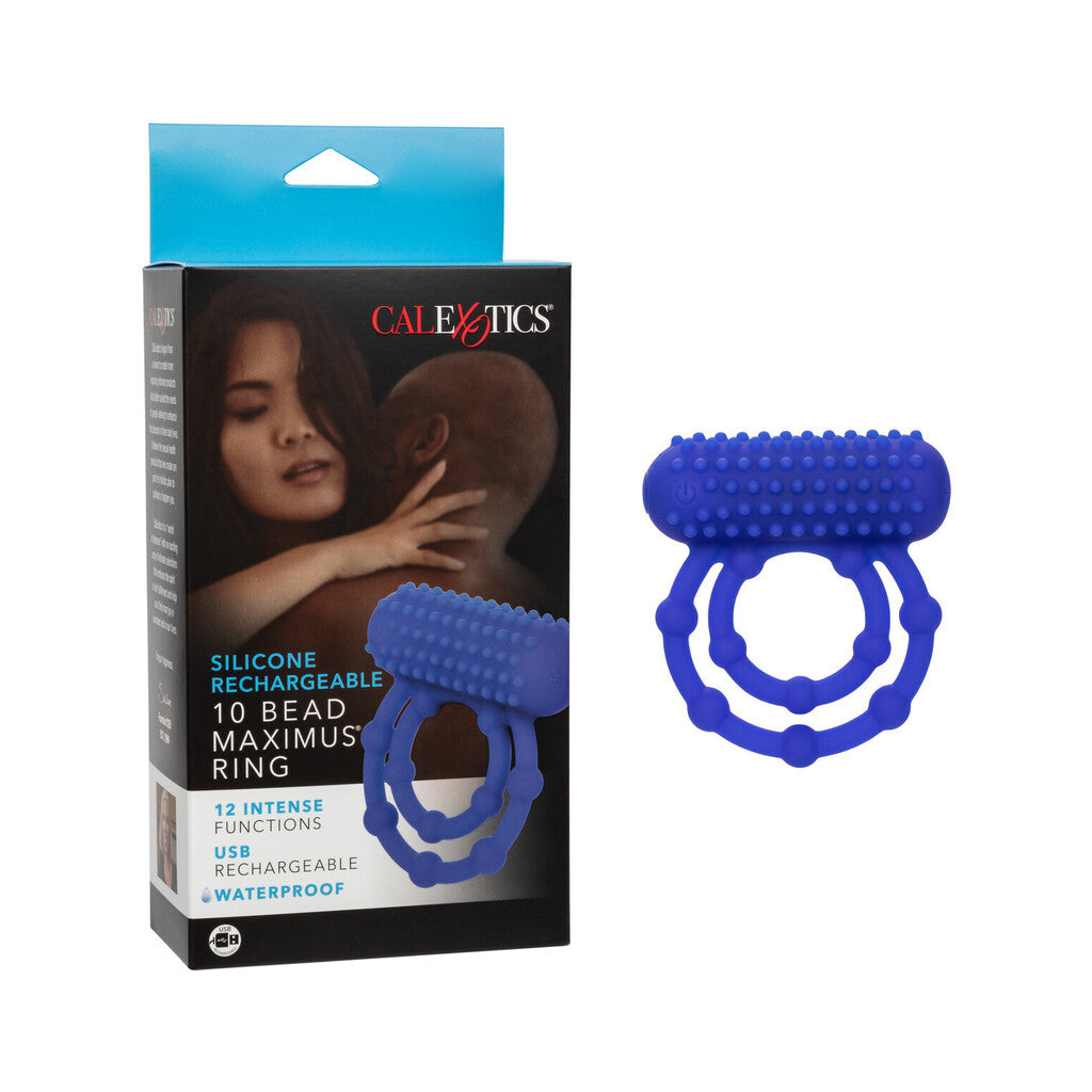 Silicone Rechargeable 10 Bead Maximus Ring