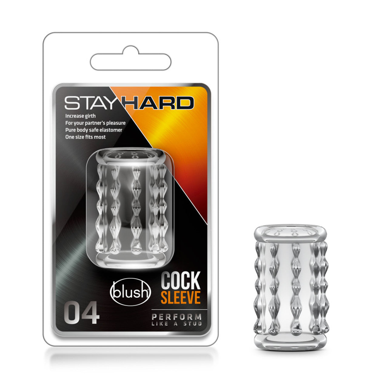 Stay Hard - Cock Sleeve 04 - Clear